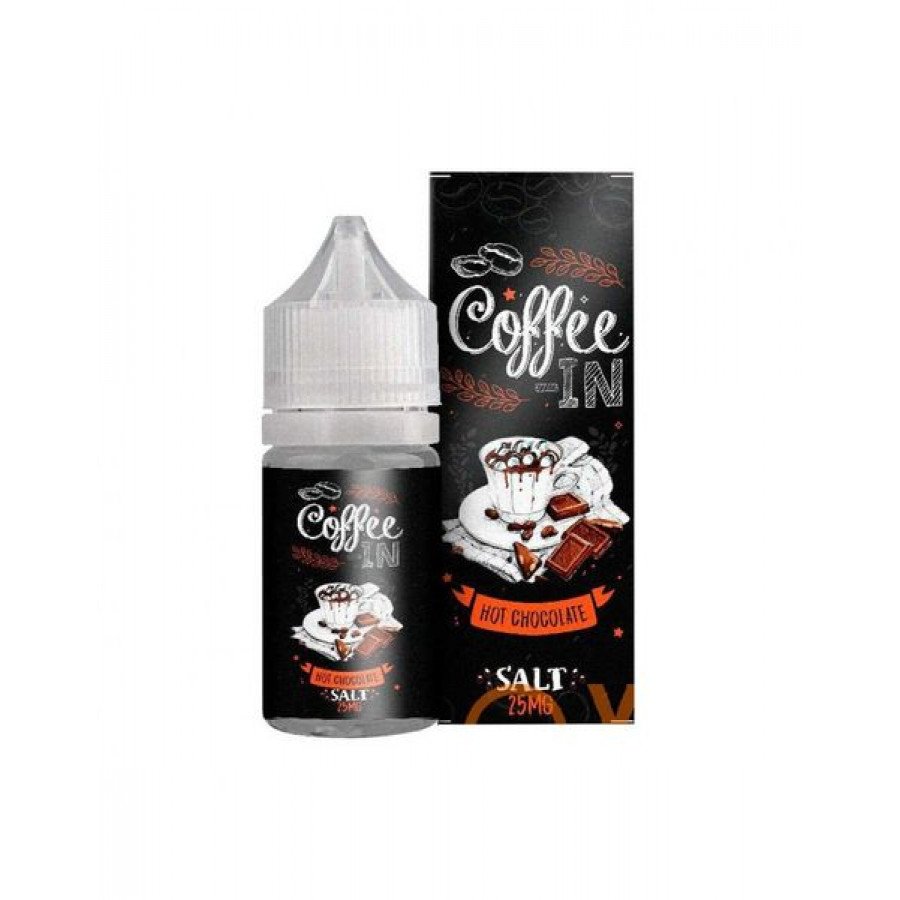 Фото и внешний вид — Жидкость COFFEE-IN SALT - Hot Chocolate (Горячий шоколад) 30мл strong