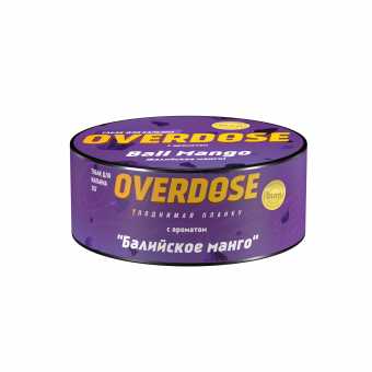 Табак для кальяна OVERDOSE 25г - Bali Mango (Балийское манго)