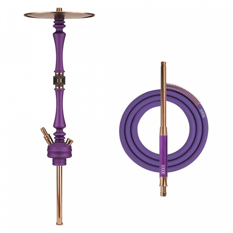 Фото и внешний вид — Кальян HOOB - Mars (Royal Purple x Bronze) Без колбы