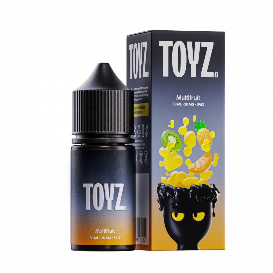 Фото и внешний вид — Жидкость TOYZ SALT - Multifruit (Мультифрукт) 30мл strong