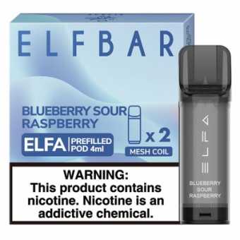 Картридж ELF BAR ELFA - Blueberry Sour Raspberry (Черника Кислая Малина) 2шт