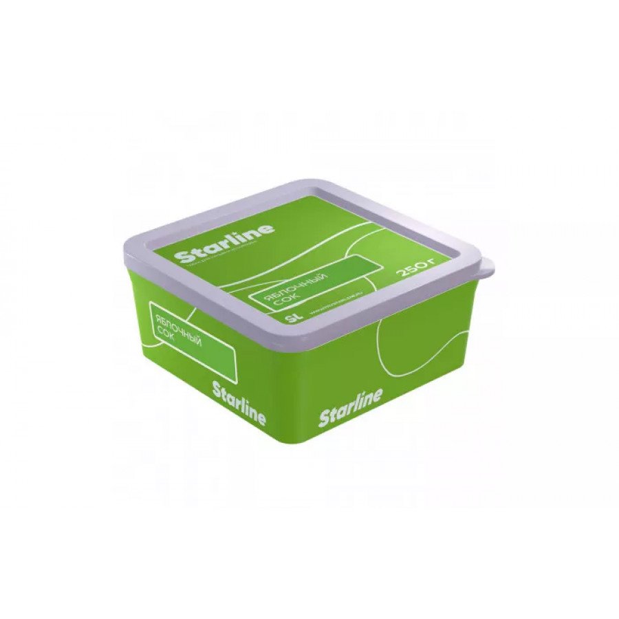 Фото и внешний вид — Табак для кальяна Старлайн (Яблочный сок), 250 г