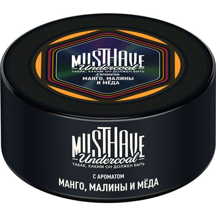 Фото и внешний вид — Табак для кальяна MUST HAVE 125г - с ароматом Манго, Малины и Меда