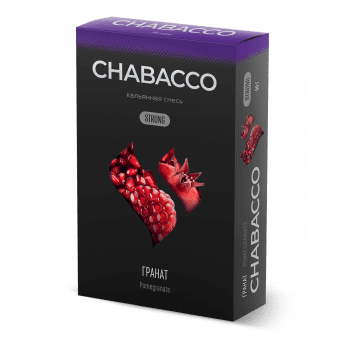 Смесь для кальяна Chabacco 50гр strong - Pomegranate (Гранат)