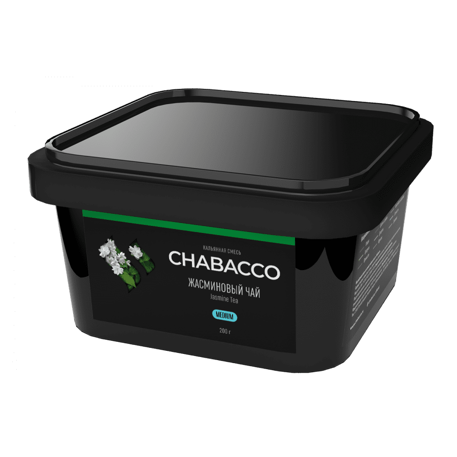 Фото и внешний вид — Смесь для кальяна Chabacco 200г medium - Jasmine Tea (Жасминовый Чай)
