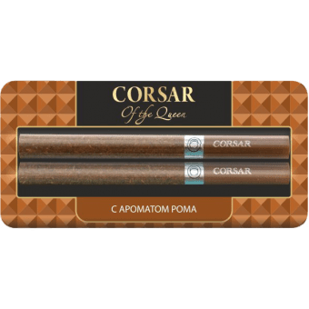 Сигариллы Corsar Mini of the Queen Caribbean Rum (2 шт/блистере)