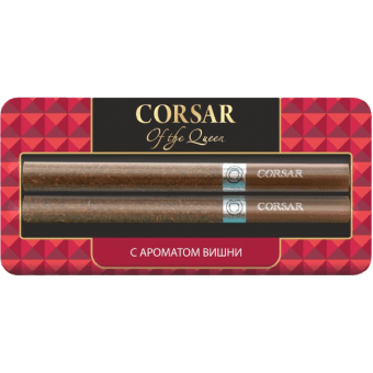 Сигариллы Corsar Mini of the Queen Cherry (2 шт/блистере)