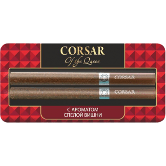 Сигариллы Corsar Mini of the Queen Cherry Gold (2 шт/блистере)