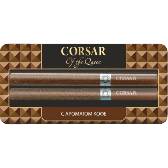Сигариллы Corsar Mini of the Queen Coffee (2 шт/блистере)
