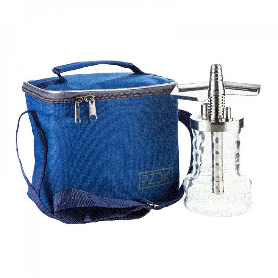 Фото и внешний вид — Кальян Pizduk PRO - blue bag (прозрачная колба)