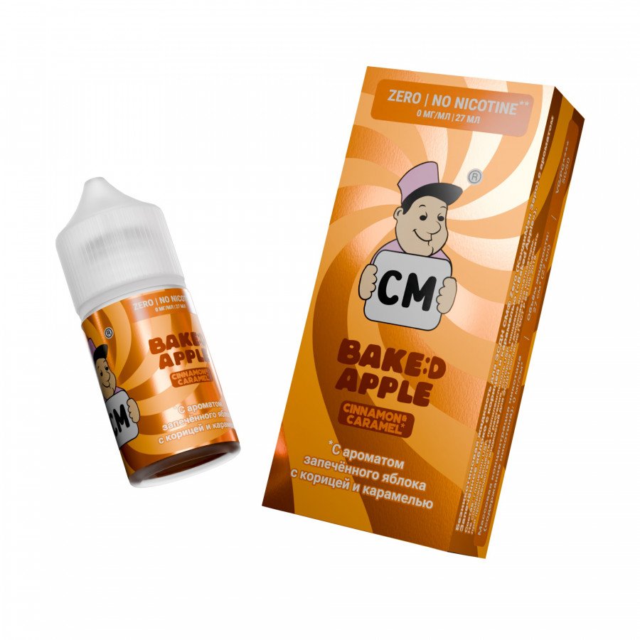Фото и внешний вид — Жидкость CANDYMAN SALT - Baked Apple (Запеченное яблоко с корицей и карамелью) 27мл 0мг