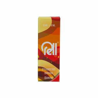 Жидкость RELL ORANGE SALT - Strawberry Banana (Клубника банан) 10мл 18мг