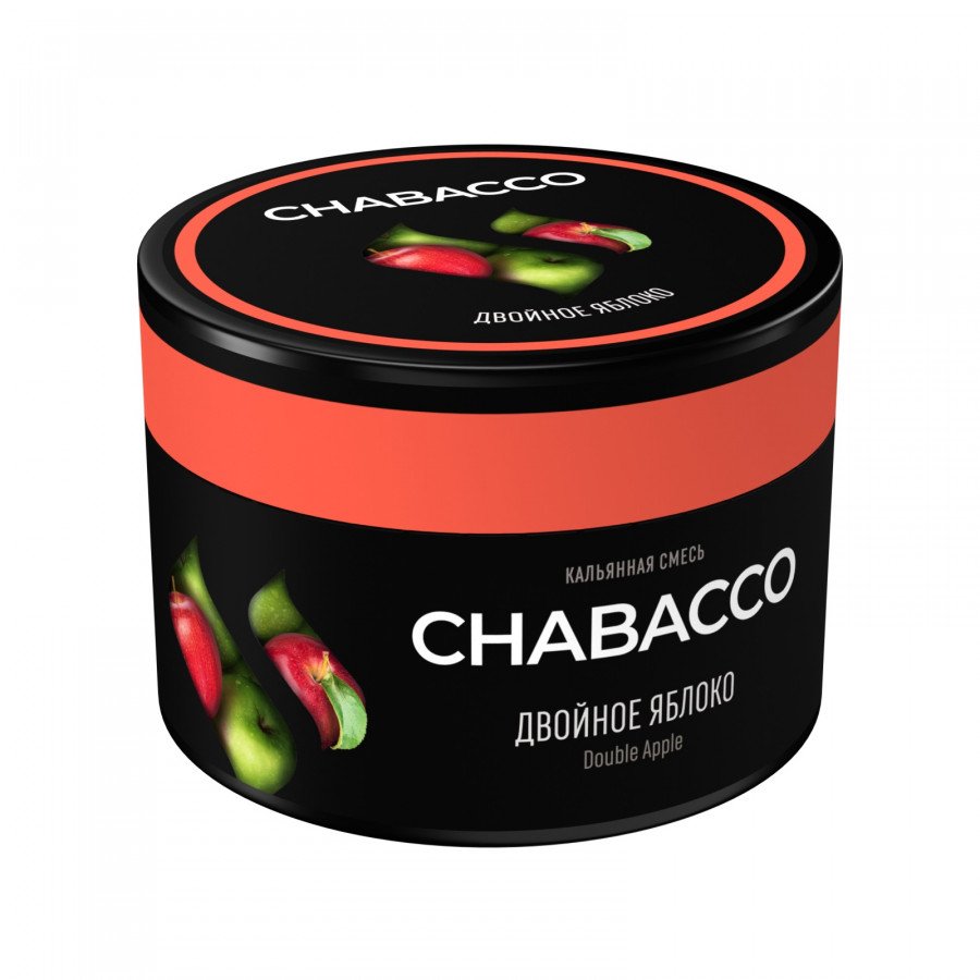 Фото и внешний вид — Смесь для кальяна Chabacco 40г medium - Double Apple (Двойное Яблоко)