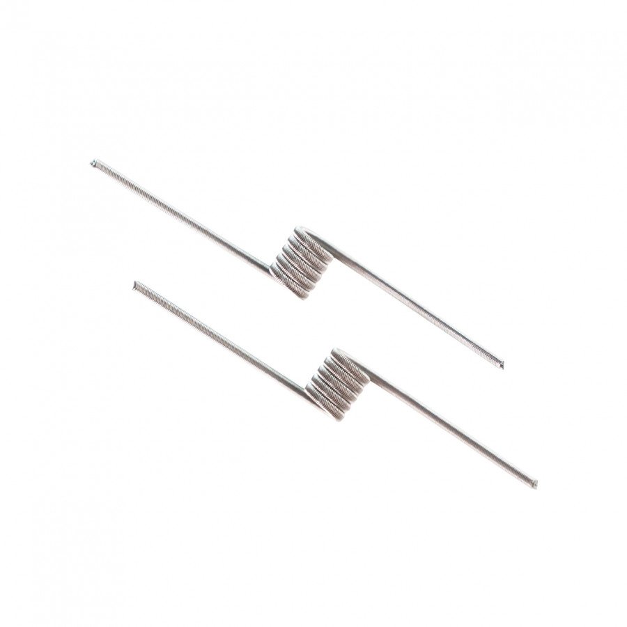 Фото и внешний вид — Спирали Хотлайн Трещащий Элиен МТЛ №14.1 (0.3 фехраль (2шт) + 0.1 нихром, 0.6-0.7Ома на 1шт)