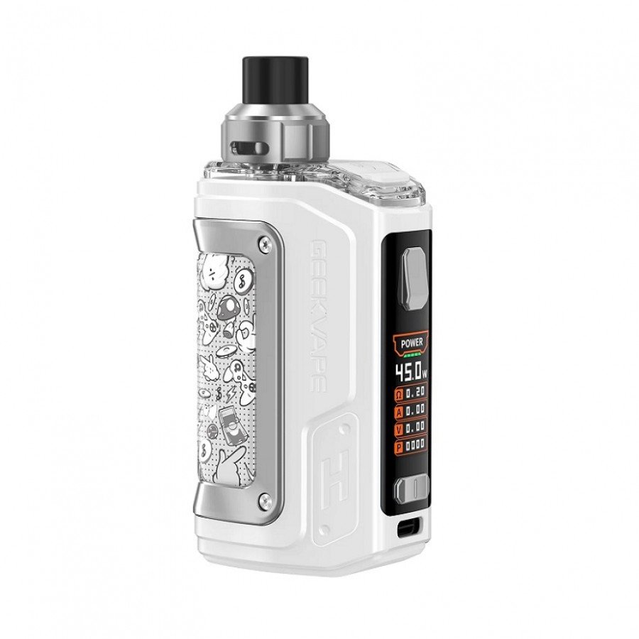 Фото и внешний вид — Набор AEGIS HERO 2 (H45) - Rubber White (1400мАч, 4мл, 45Вт)