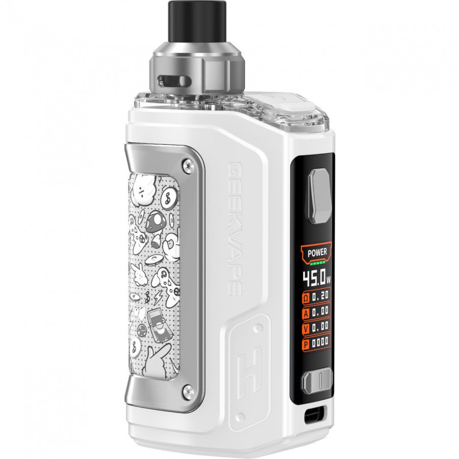 Фото и внешний вид — Набор AEGIS HERO 2 (H45) - Rubber White (1400мАч, 4мл, 45Вт)