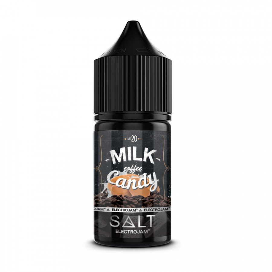 Фото и внешний вид — Жидкость ELECTROJAM SALT - Milk Coffee Candy (Молочный кофе с карамелью) 30мл 20мг