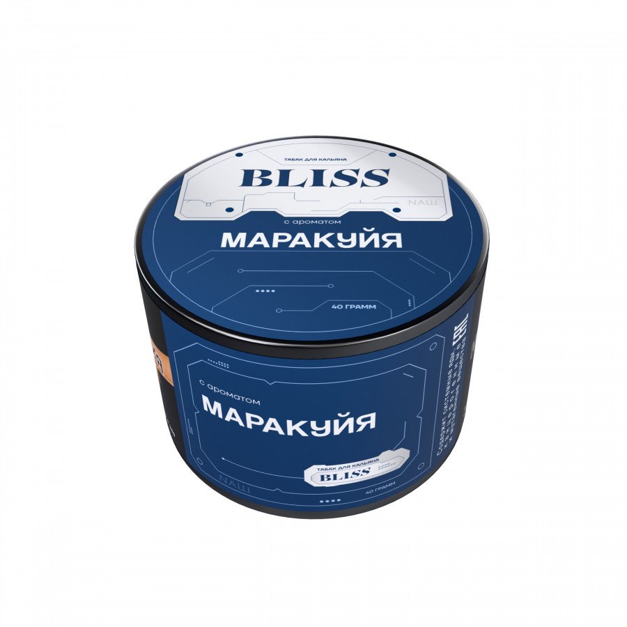 Фото и внешний вид — Табак для кальяна BLISS 40г - Маракуйя