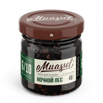 Табак для кальяна MUASSEL (6/10) 40гр - Ночной лес