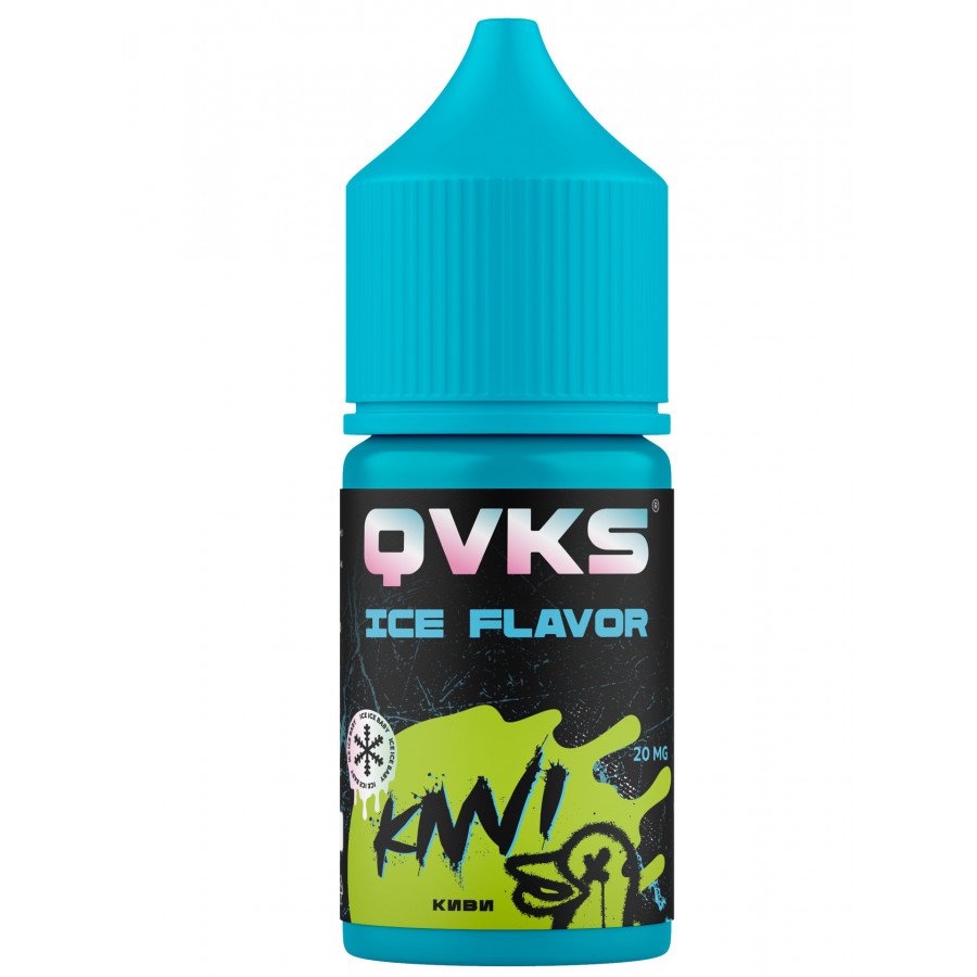 Фото и внешний вид — Жидкость QVKS Ice - Киви 30мл strong