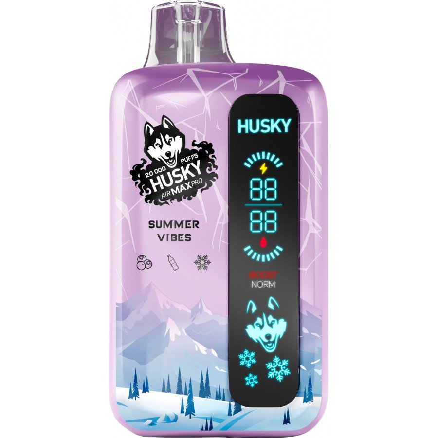 Фото и внешний вид — HUSKY AIRMAX PRO - Summer Vibes (Черничный Лимонад)