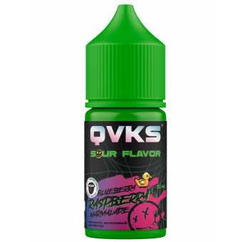 Жидкость QVKS Sour - Чернично - Малиновый Лимонад 30мл 20мг