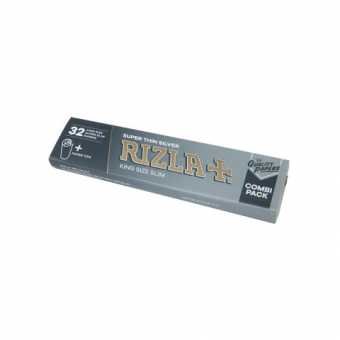 Сигаретная бумага с типсами RIZZLA KS Silver 32+32шт