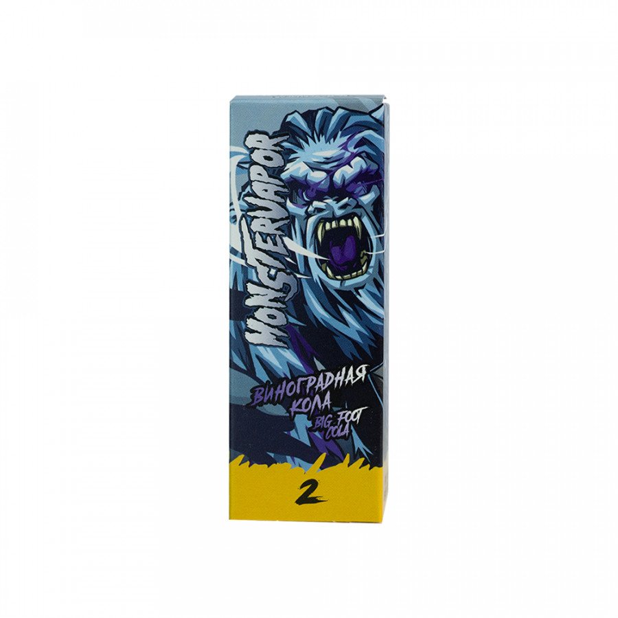 Фото и внешний вид — Жидкость MONSTERVAPOR SALT - Big Foot Cola (Виноградная кола) 30мл 20мг