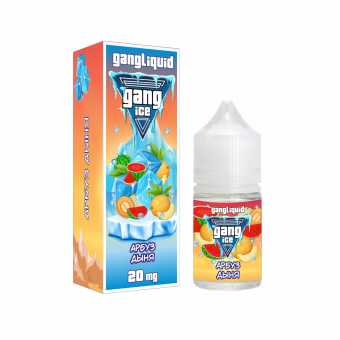 Жидкость GANG ICE SALT - Арбуз Дыня 30мл 20мг