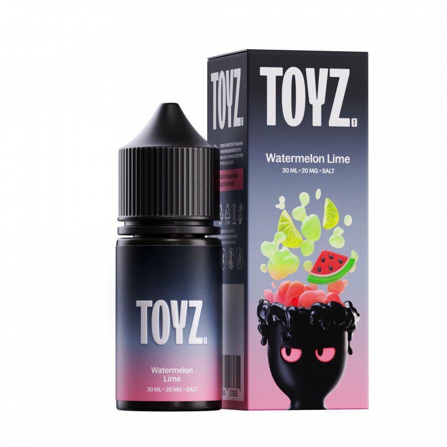 Фото и внешний вид — Жидкость TOYZ SALT - Watermelon Lime (Арбуз с лаймом) 30мл strong