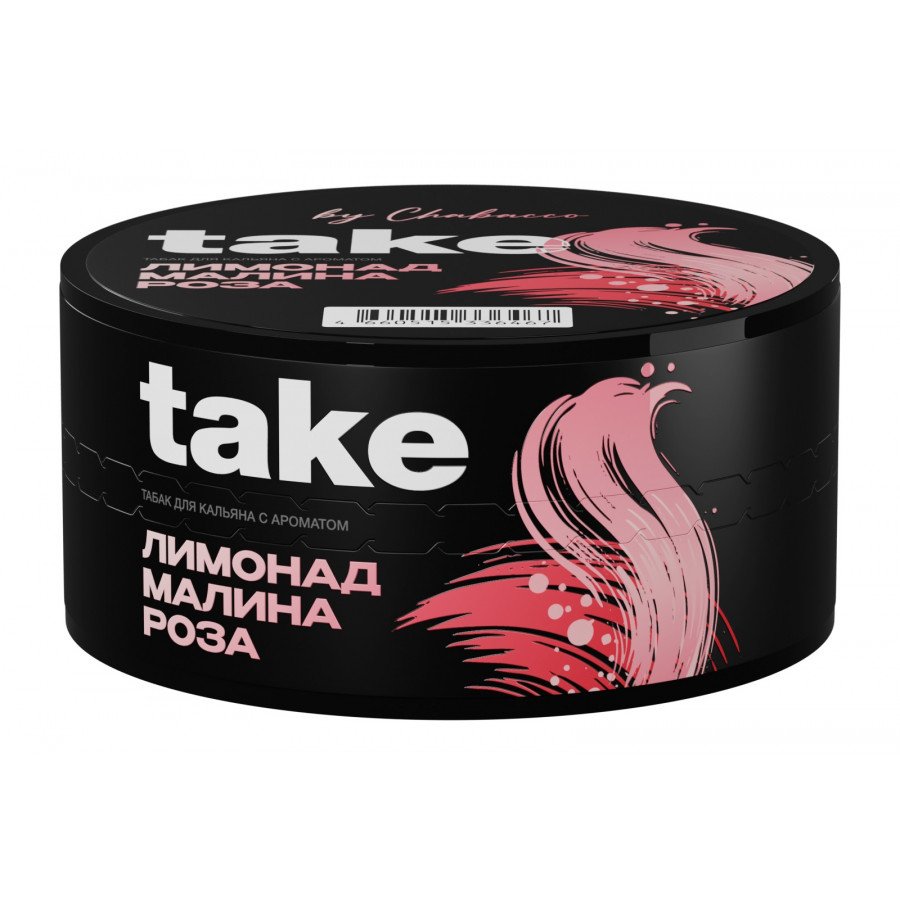 Фото и внешний вид — Табак для кальяна TAKE 25г - Lemonade Raspberry Rose (Лимонад Малина Роза)