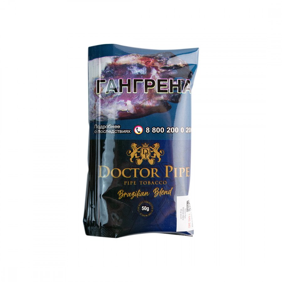 Фото и внешний вид — Трубочный табак DOCTOR PIPE 50г - Brazilian Blend