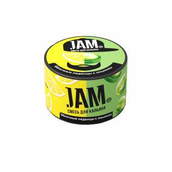 Смесь для кальяна JAM - Яблочные леденцы с лимоном 50гр