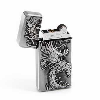 Зажигалка газовая "Дракон" кремний