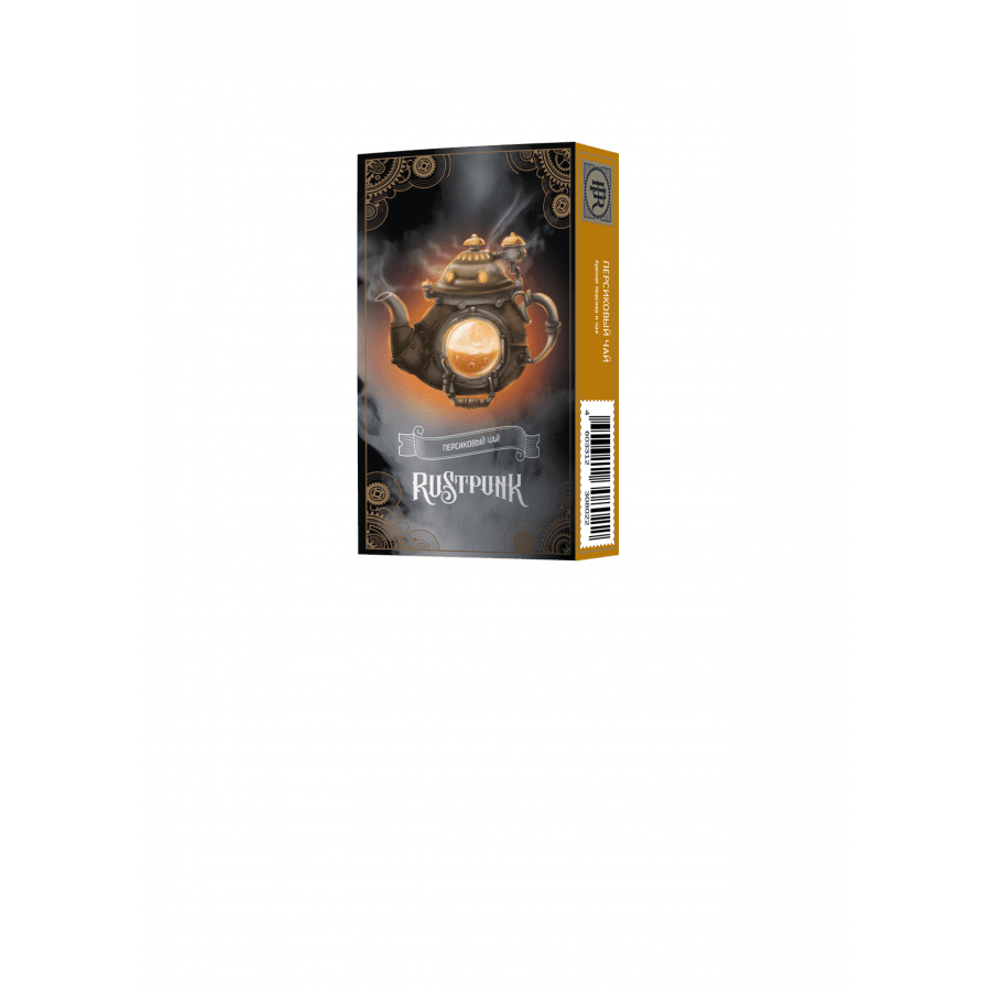 Фото и внешний вид — Табак для кальяна RUSTPUNK 40г - Персиковый чай (с ароматом персикового чая)