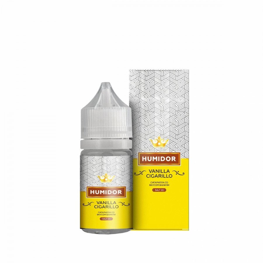 Фото и внешний вид — Жидкость HUMIDOR SALT - Vanilla Cigarillo (Ваниль сигарилла) 30мл strong