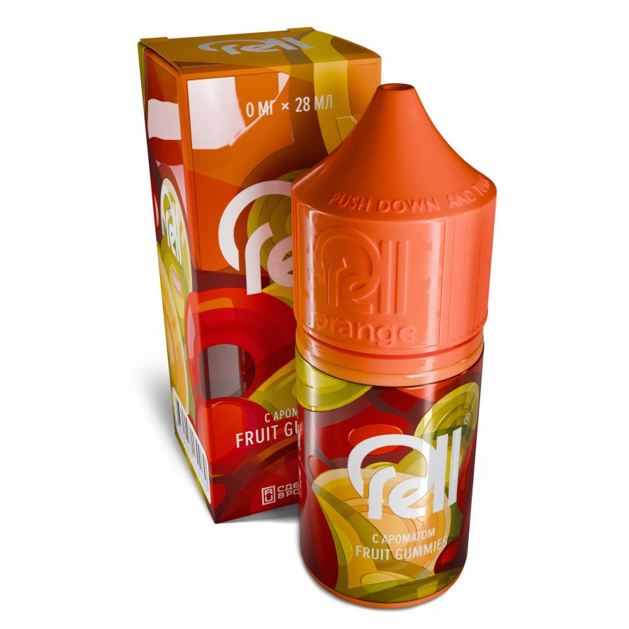 Фото и внешний вид — Жидкость RELL ORANGE SALT - Fruit Gummies (Мармеладные мишки) 28мл 0мг