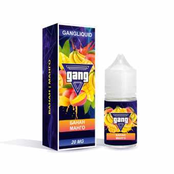 Жидкость GANG SALT - Банан Манго 30мл 20мг