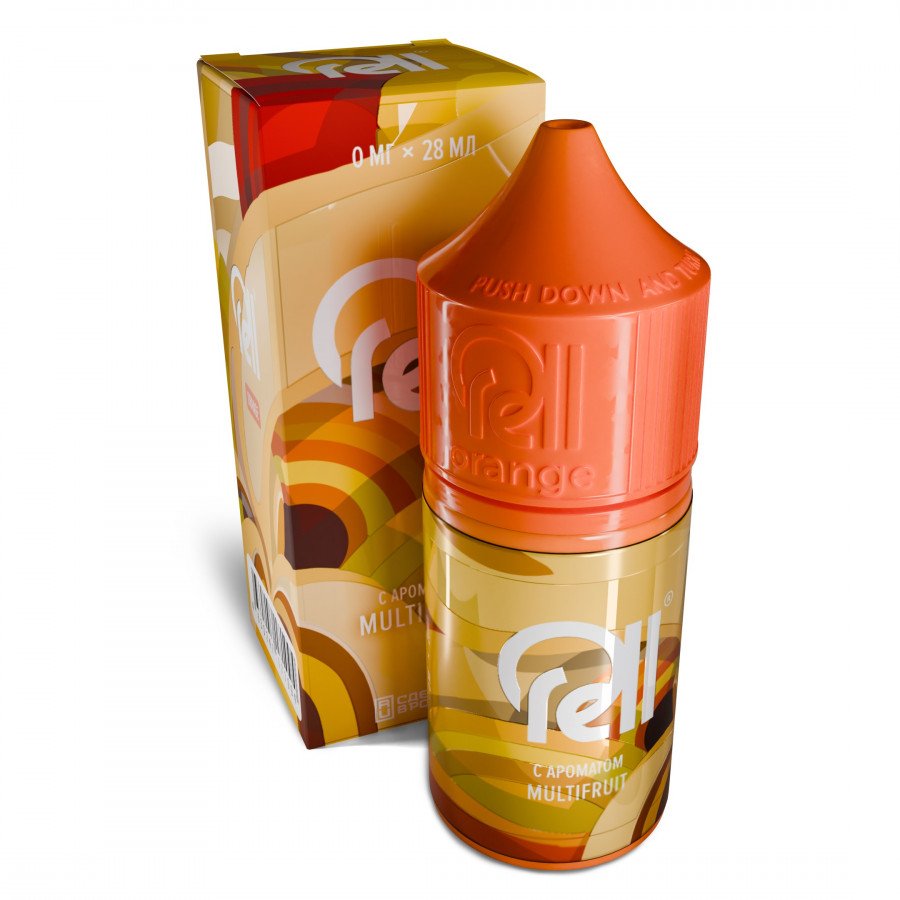 Фото и внешний вид — Жидкость RELL ORANGE SALT - Multifruit (Мультифрукт) 28мл 0мг