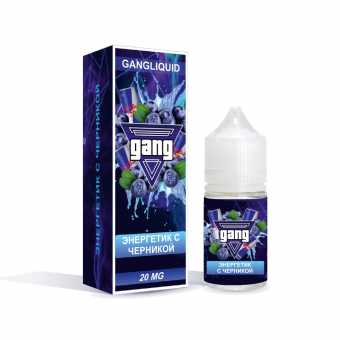 Жидкость GANG SALT - Энергетик с Черникой 30мл 20мг