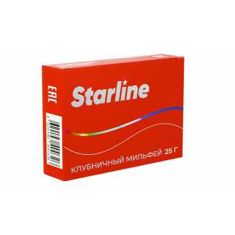 Табак для кальяна "Старлайн" (Клубничный мильфей), 25 г