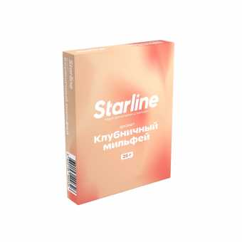 Табак для кальяна "Старлайн" (Клубничный мильфей), 25 г