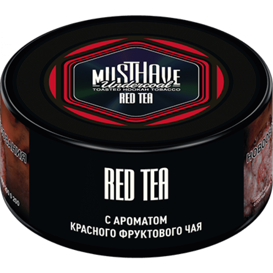 Фото и внешний вид — Табак для кальяна MUST HAVE 25гр - Red Tea (с ароматом Красного Фруктового Чая)