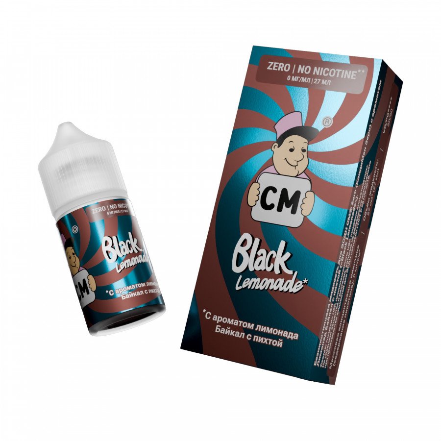 Фото и внешний вид — Жидкость CANDYMAN SALT - Black Lemonade (Лимонад байкал с пихтой) 27мл 0мг