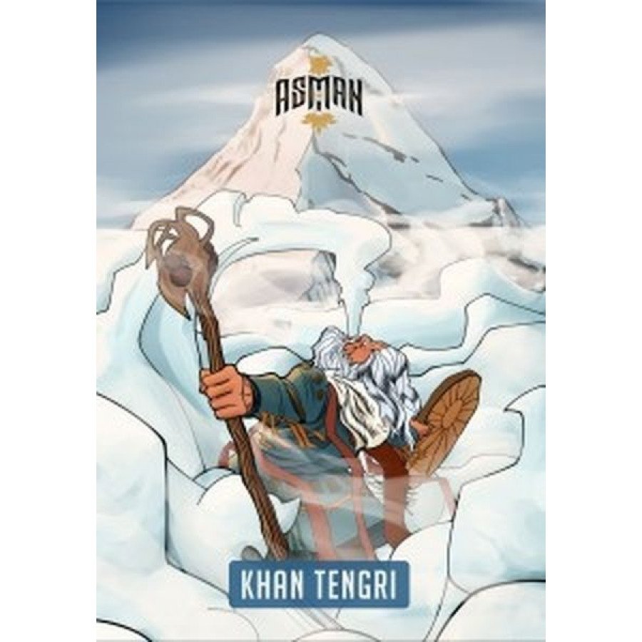 Фото и внешний вид — Табак для кальяна ASMAN 100гр - Khan Tengri (Холодок)