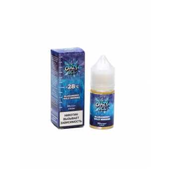 Жидкость CRAZY ICE SALT - Blueberries & Forest Berries (Голубика Лесные Ягоды) 30мл strong