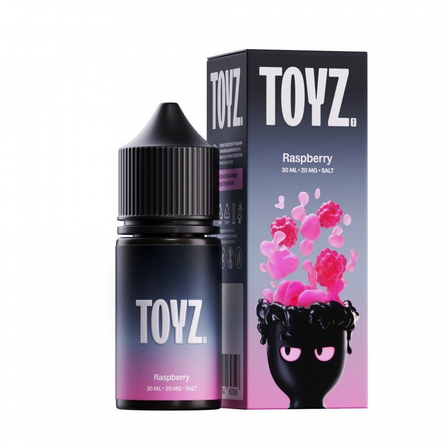 Фото и внешний вид — Жидкость TOYZ SALT - Raspberry (Малина) 30мл strong