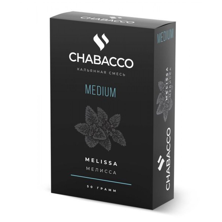 Фото и внешний вид — Смесь для кальяна Chabacco 50гр medium - Melissa (Мелисса)